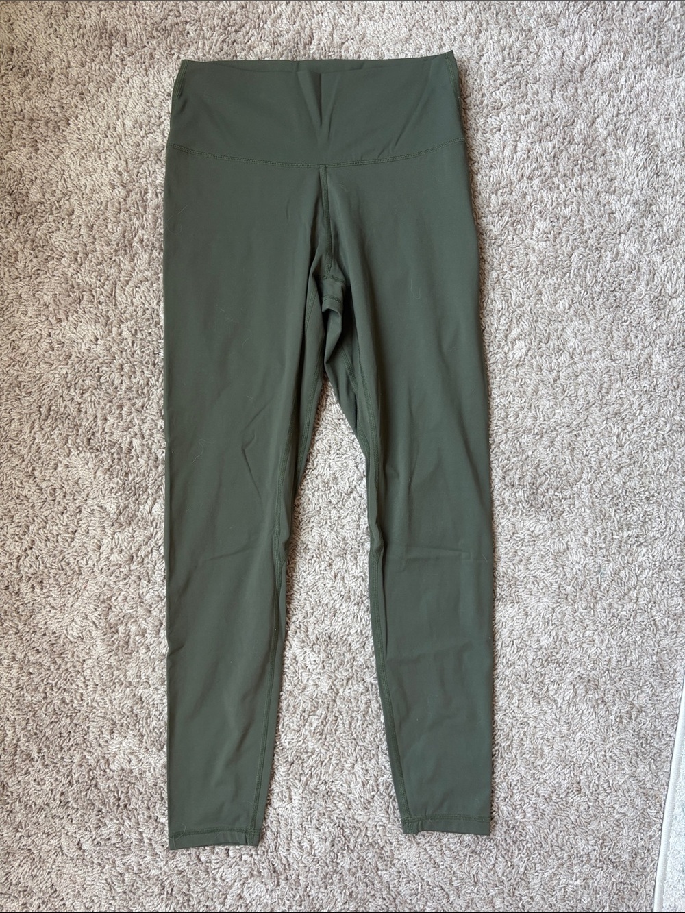 Colorfulkoala High-Waist Olive Green Leggings